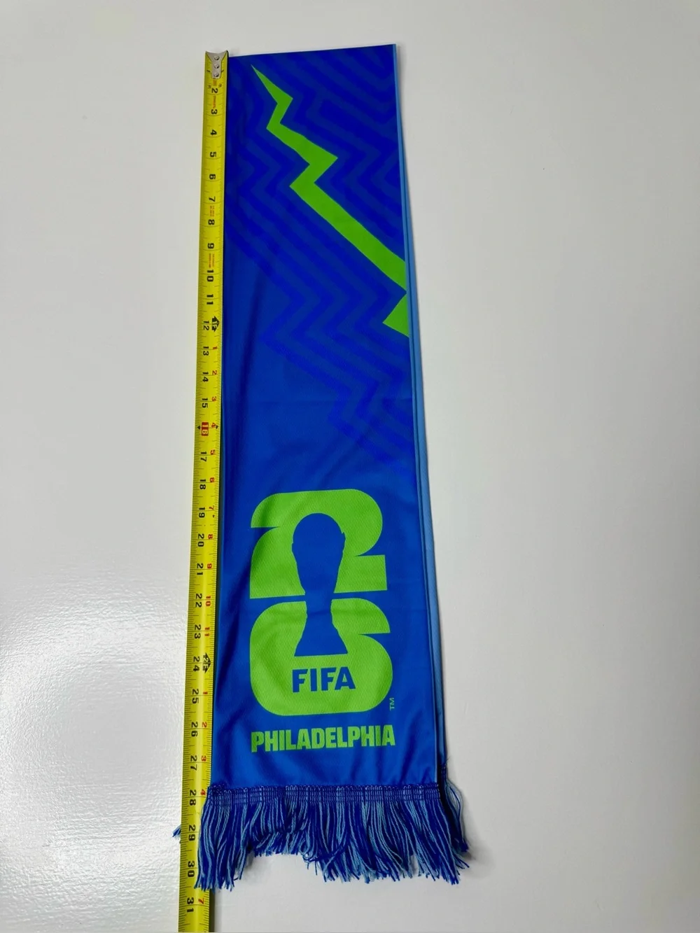 FIFA Philadelphia Blue & Lime Fan Scarf